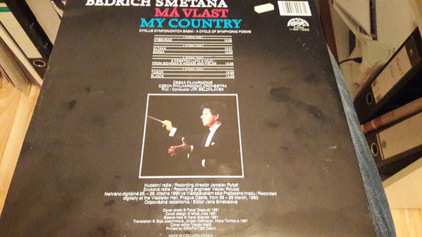 Bedřich Smetana, The Czech Philharmonic Orchestra, Jiří Bělohlávek : Má vlast / My country (2xLP, Album)