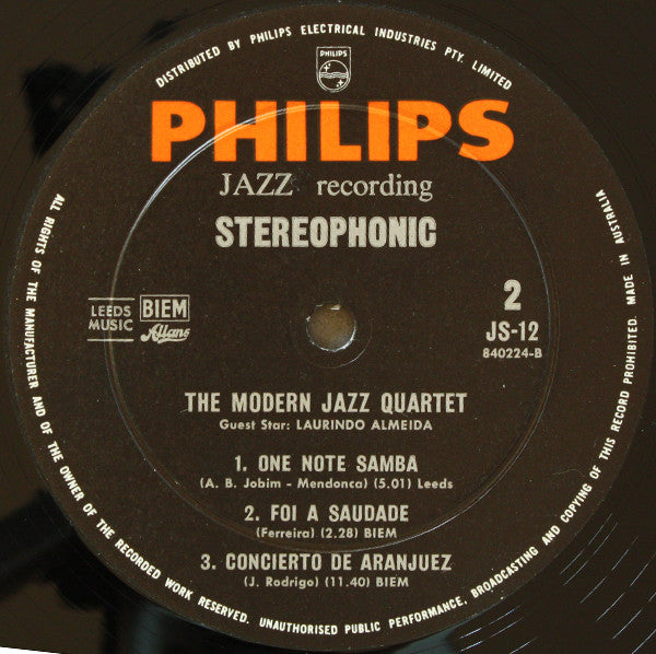 The Modern Jazz Quartet Guest Star: Laurindo Almeida : The Modern Jazz Quartet - Guest Star: Laurindo Almeida (LP, Album)