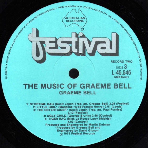Graeme Bell : The Music Of Graeme Bell (Featuring Ragtime, Jazz & Cakewalks) (2xLP, Album)