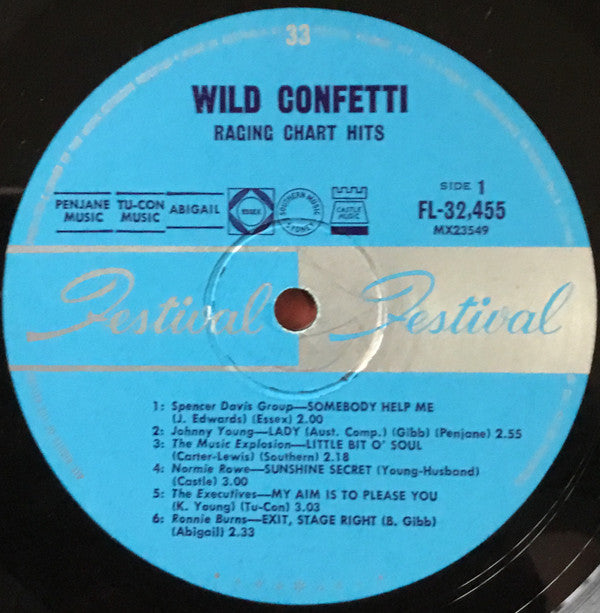 Various : Wild Confetti (LP, Comp, Mono)