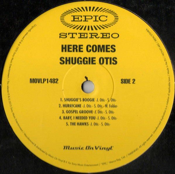 Shuggie Otis : Here Comes Shuggie Otis (LP, Album, RE, 180)