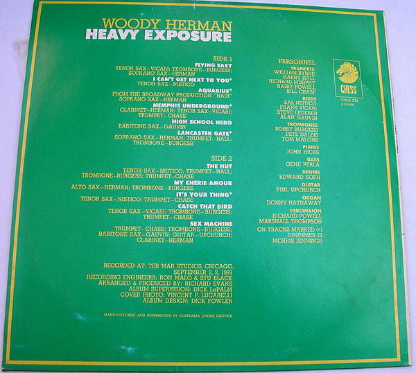 Woody Herman : Heavy Exposure (LP, Album)