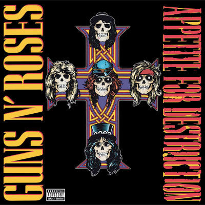 Guns N' Roses : Appetite For Destruction (LP, Album, RE, 180)