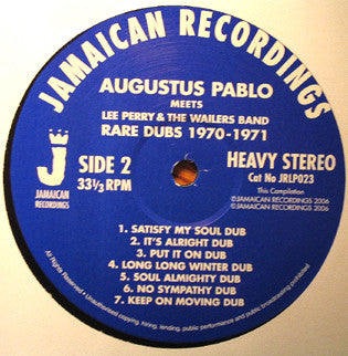Augustus Pablo Meets Lee Perry & The Wailers Band : Rare Dubs 1970-1971 (LP, Comp)