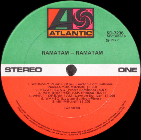 Ramatam : Ramatam (LP, Album)