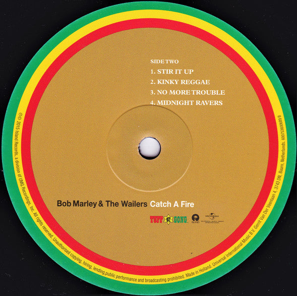 Bob Marley & The Wailers : Catch A Fire (LP, Album, RE, RM, 180)