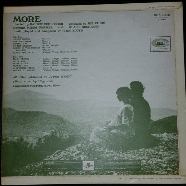 Pink Floyd : Soundtrack From The Film "More" (LP, Album, RE)