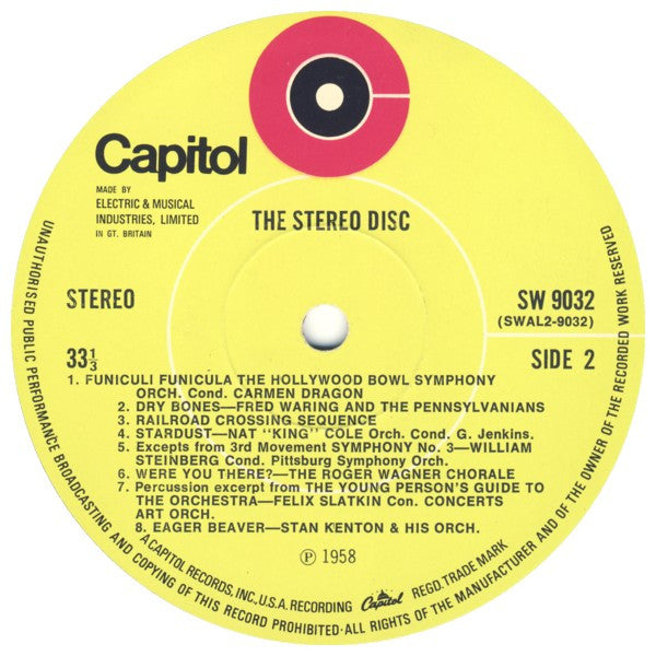Various : The Stereo Disc (LP, RE)