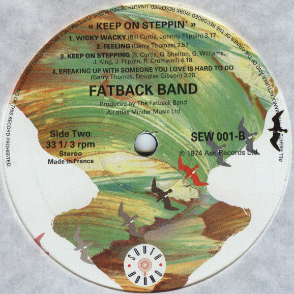 The Fatback Band : Keep On Steppin' (LP, Album, RE)