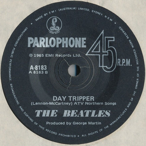 The Beatles : We Can Work It Out / Day Tripper (7", Single, RE)