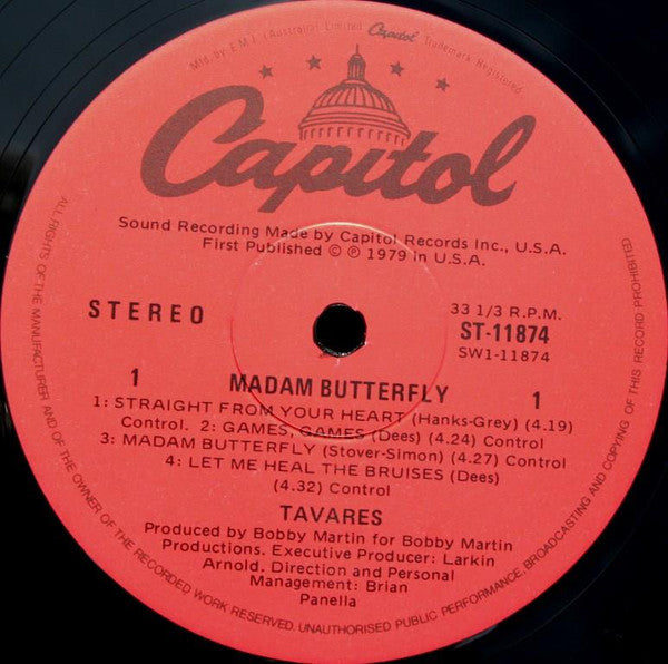 Tavares : Madam Butterfly (LP, Album)