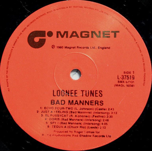 Bad Manners : Loonee Tunes! (LP, Album)