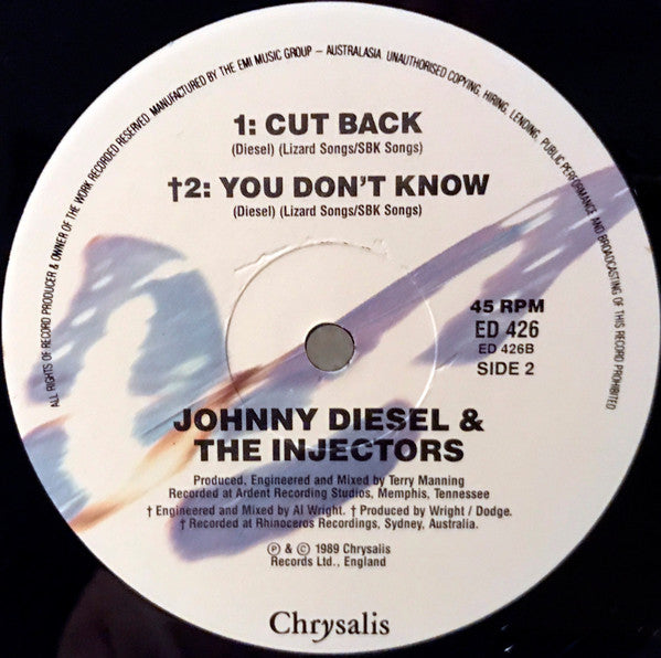 Johnny Diesel & The Injectors : Lookin' For Love (12", Single)