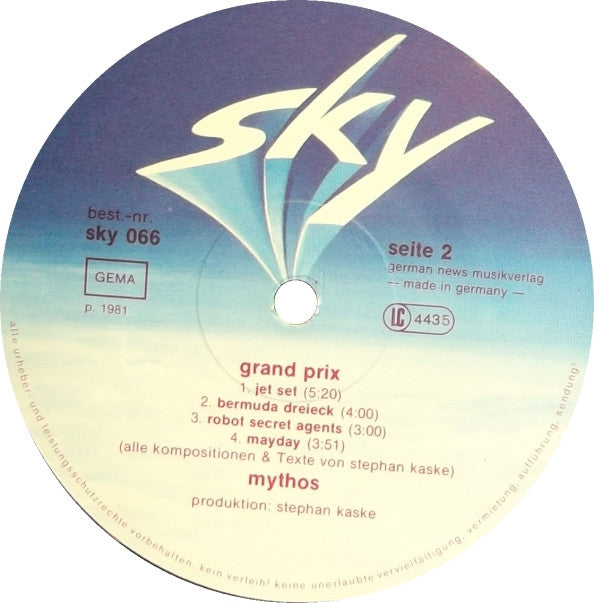 Mythos (4) : Grand Prix (LP, Album)