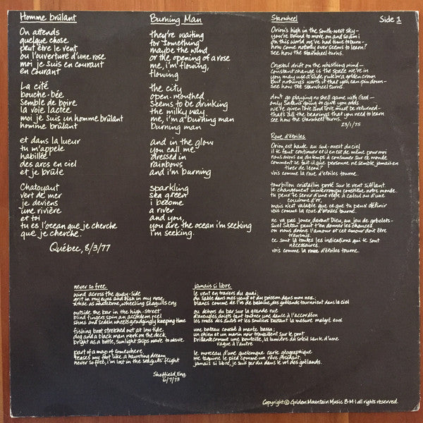 Bruce Cockburn : Circles In The Stream (2xLP, Album)