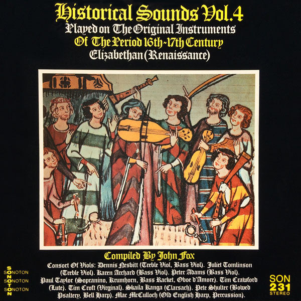 John Fox (2) : Historical Sounds Vol. 4 (LP)