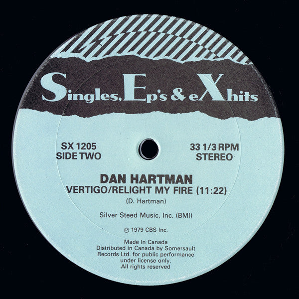 Dan Hartman : Vertigo / Relight My Fire (12")