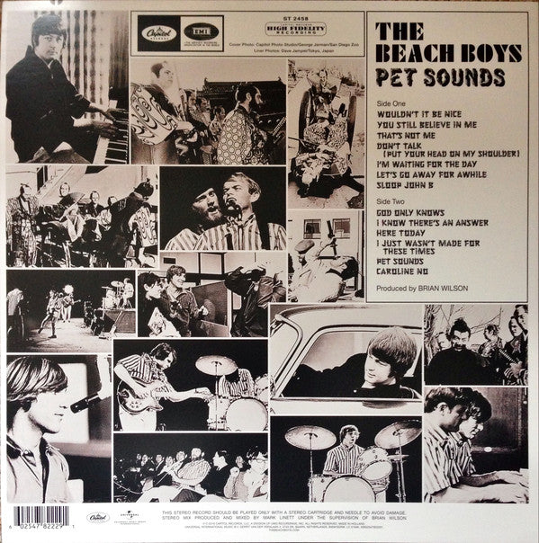 The Beach Boys : Pet Sounds (LP, Album, RE, 180)
