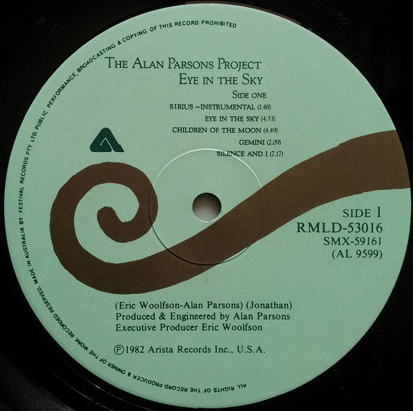 The Alan Parsons Project : Eye In The Sky (LP, Album, Ltd)