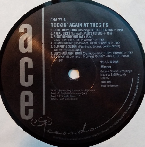 Various : Rockin' Again At The 2"i"S (LP, Comp, Gat)