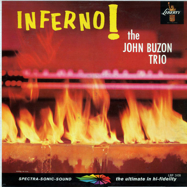 The John Buzon Trio : Inferno! (LP, Album, Mono, Promo)