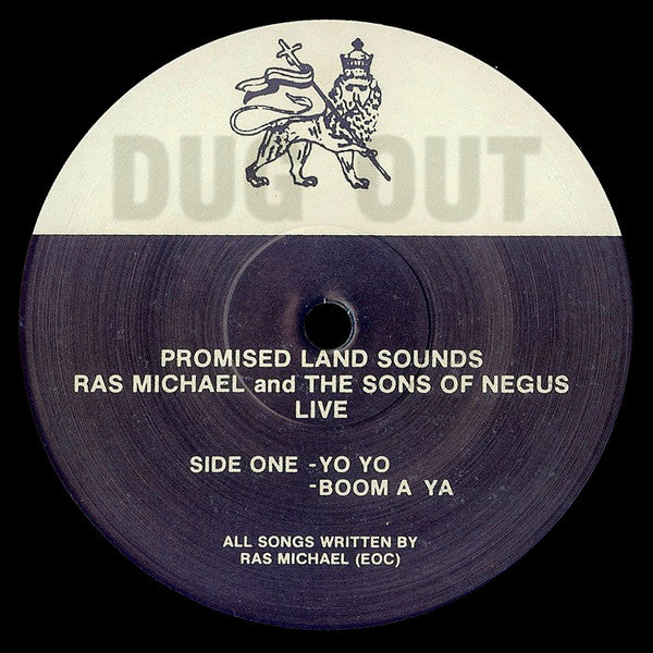 Ras Michael & The Sons Of Negus : Promised Land Sounds - Rockin' Live Ruff N Tuff (LP, Album, RE, 180)