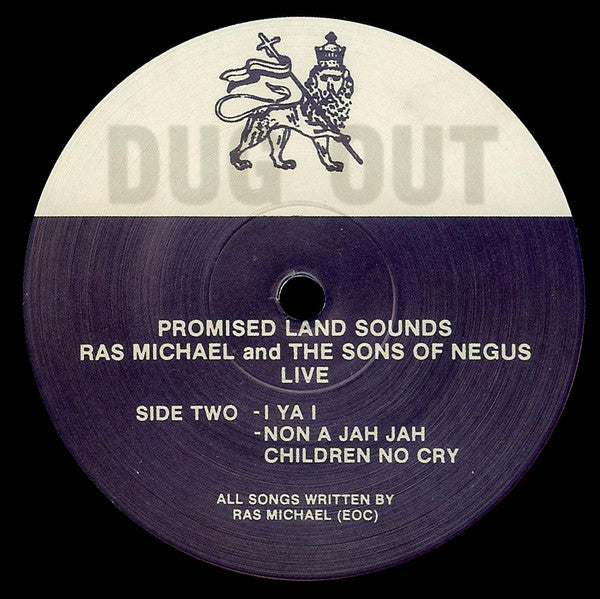 Ras Michael & The Sons Of Negus : Promised Land Sounds - Rockin' Live Ruff N Tuff (LP, Album, RE, 180)