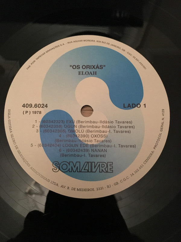 Eloah : Os Orixás (LP, Album)