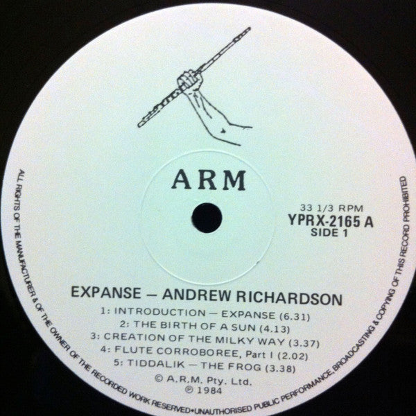 Andrew Richardson (10) : Expanse (LP, Album)