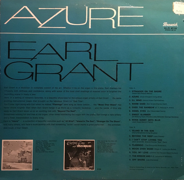 Earl Grant : Azure (LP, Album)