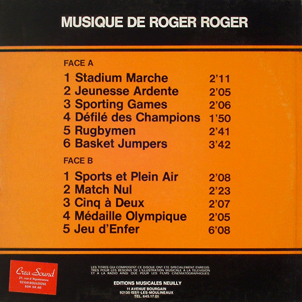 Roger Roger : Sports Plein Air (LP)