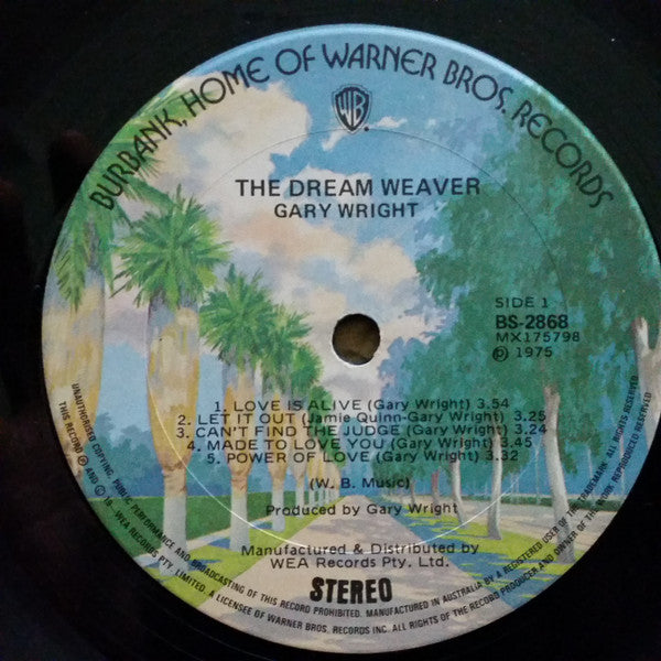 Gary Wright : The Dream Weaver (LP, Album)