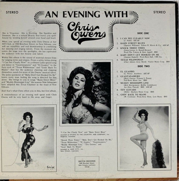 Chris Owens (4) : An Evening With (LP)