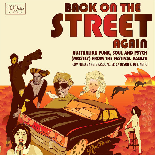 Various : Back On The Street Again (Australian Funk, Soul And Psych (Mostly) From The Festival Vaults) (2xLP, Comp)