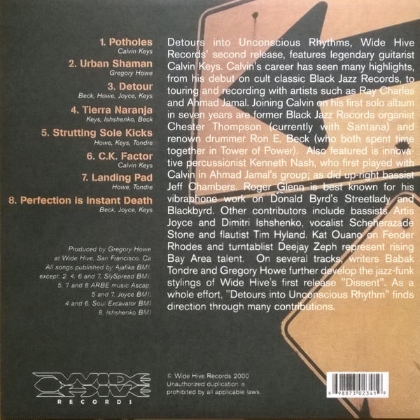 Calvin Keys : Detours Into Unconscious Rhythms (LP, Album)