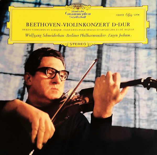 Ludwig van Beethoven - Wolfgang Schneiderhan ‧ Berliner Philharmoniker ‧ Dirigent: Eugen Jochum : Konzert Für Violine Und Orchester D-dur Op. 61 (LP)