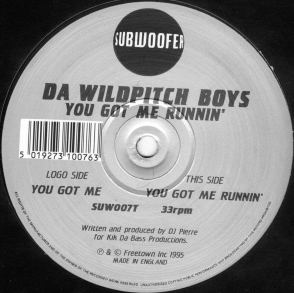 Da Wildpitch Boys* : You Got Me Runnin' (12")