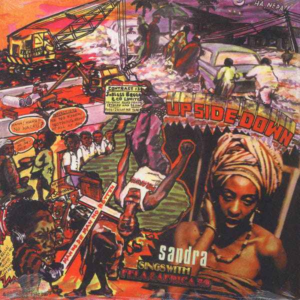 Sandra Akanke Isidore Sings With Fela Kuti & Africa 70 : Up Side Down (LP, Album, RE)