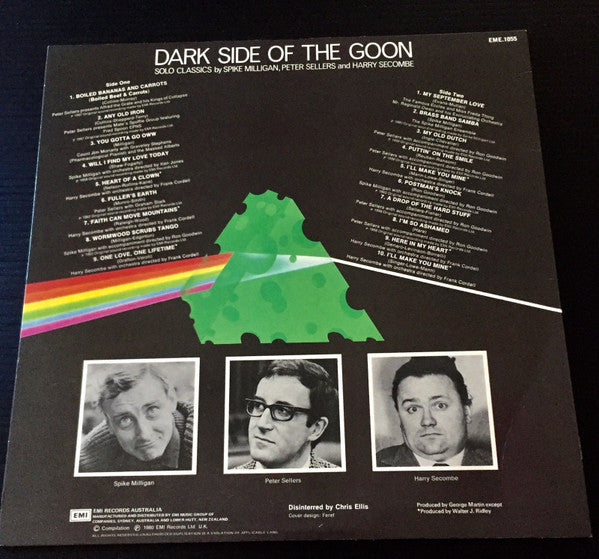 Spike Milligan, Peter Sellers, Harry Secombe : Dark Side Of The Goon (LP, Comp, Mono)