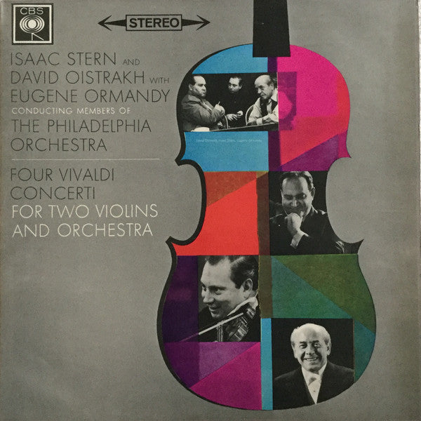 Isaac Stern, David Oistrach, Eugene Ormandy, The Philadelphia Orchestra : Four Vivaldi Concerti For Two Violins And Orchestra (LP, Album)