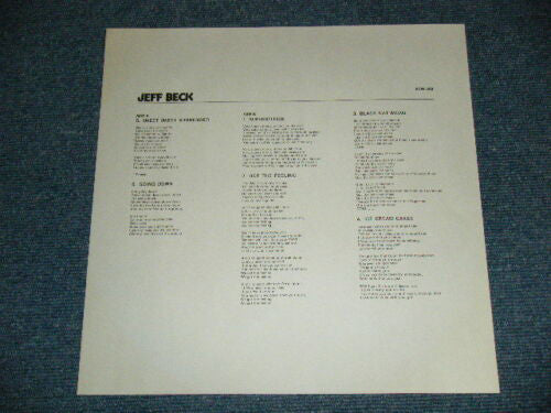 Jeff Beck : Jeff Beck (LP, Comp, Club, Ltd)