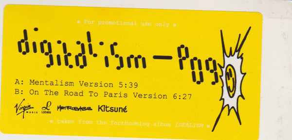 Digitalism : Pogo (12", Promo)