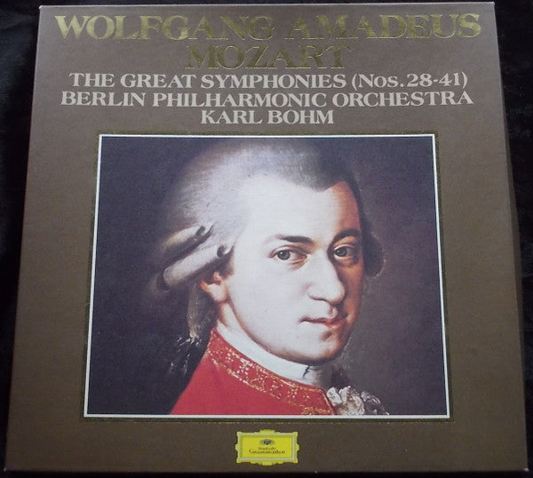 Wolfgang Amadeus Mozart, Berliner Philharmoniker, Karl Böhm : The Great Symphonies (Nos. 28-41) (6xLP, Comp + Box)