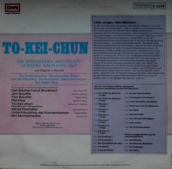 Karl May : To-Kei-Chun (LP)