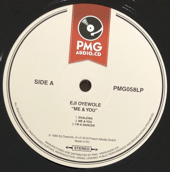 Eji Oyewole : Me & You (LP, Album, RE)