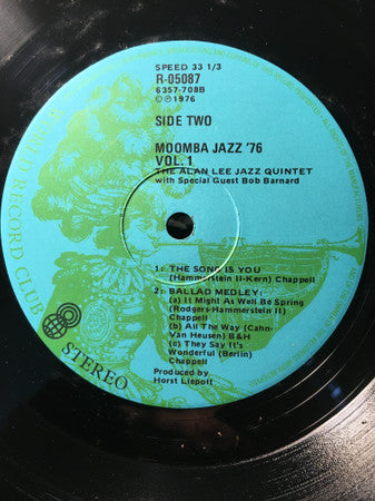 The Ted Vining Trio, Bob Barnard, The Alan Lee Quintet* : Moomba Jazz '76 Live From The Dallas Brooks Hall Vol. 1 (LP, Club)