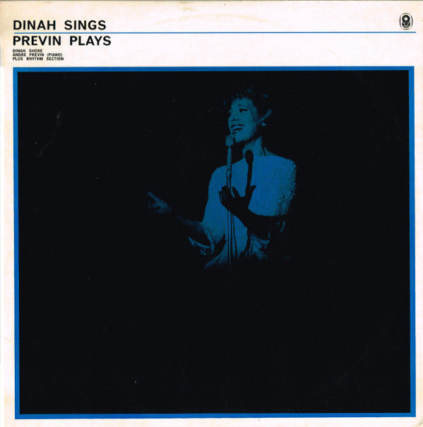 Dinah Shore, Andre Previn* : Dinah Sings, Previn Plays (LP, Album, Mono, Club)