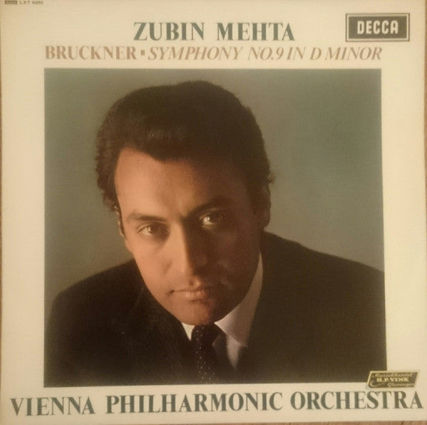 Zubin Mehta, Anton Bruckner, Wiener Philharmoniker : Symphony No.9 In D Minor (LP, Mono)