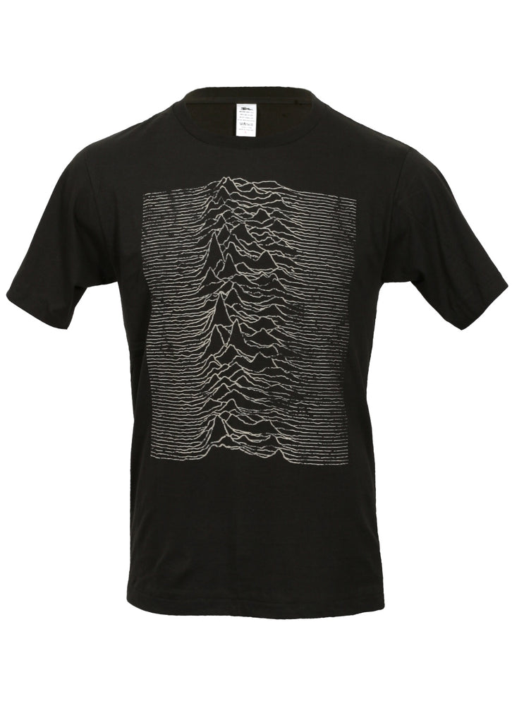 Black T-shirt Joy Division album artwork front