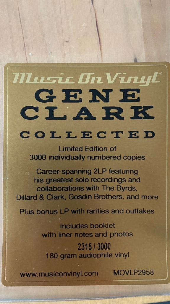 Gene Clark : Collected (3xLP, Album, Comp, Ltd, 180)